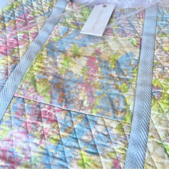 LoveShackFancy Quilted Cotton Henderson Tote Pastel Fields NWT MSRP $195 - Picture 8 of 8
